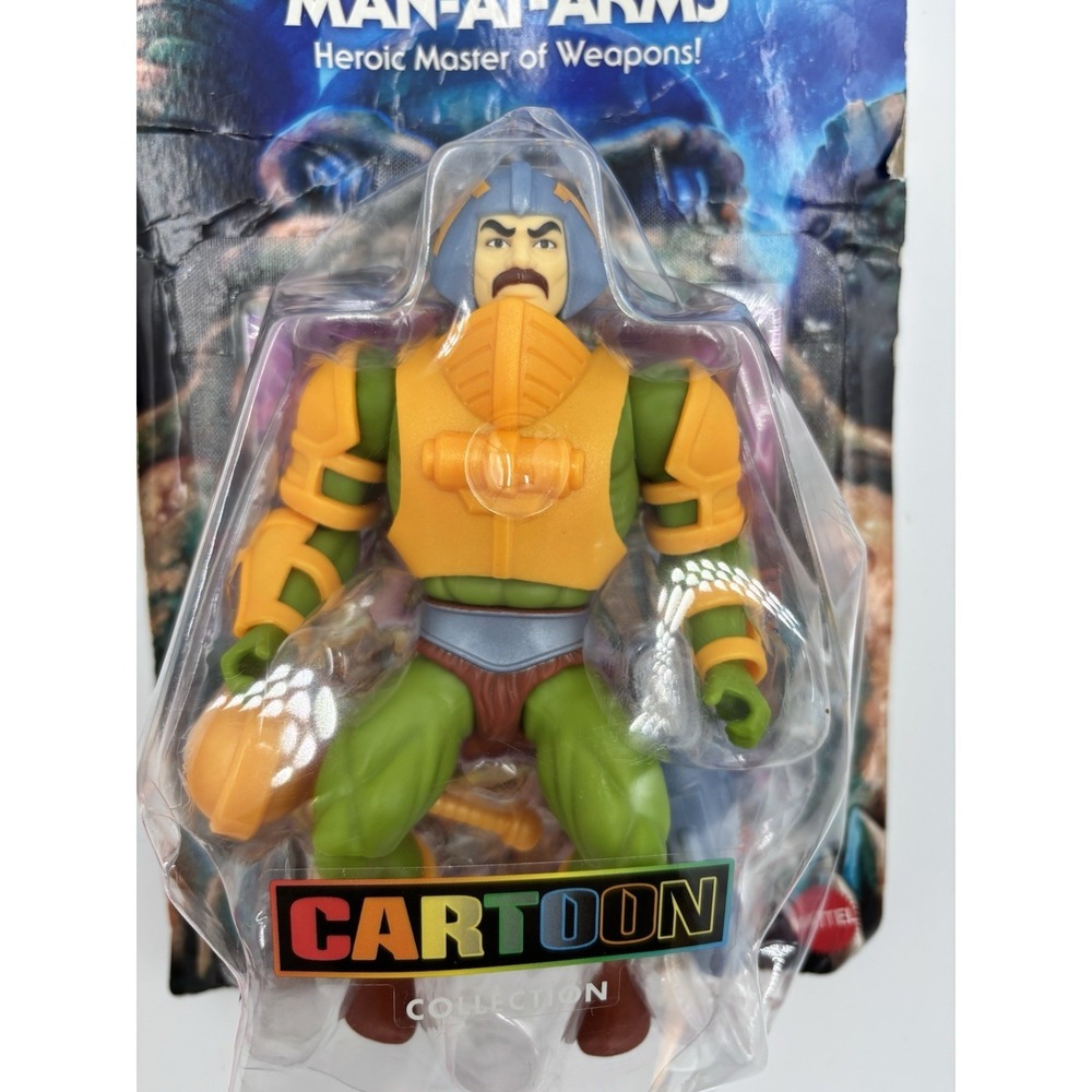 Mattel MASTERS OF THE UNIVERSE Origins MAN-AT ARMS Cartoon Collection- moc - Picture 2 of 9